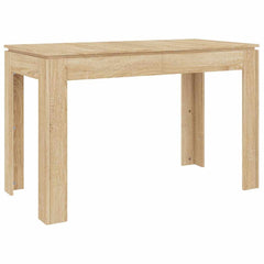 vidaXL Dining Table Sonoma Oak 120x60x76 cm Engineered Wood 6