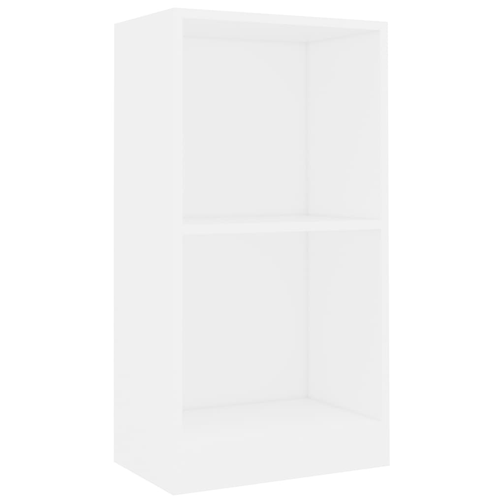 vidaXL Bookcase White 40x24x75 cm Engineered Wood 2
