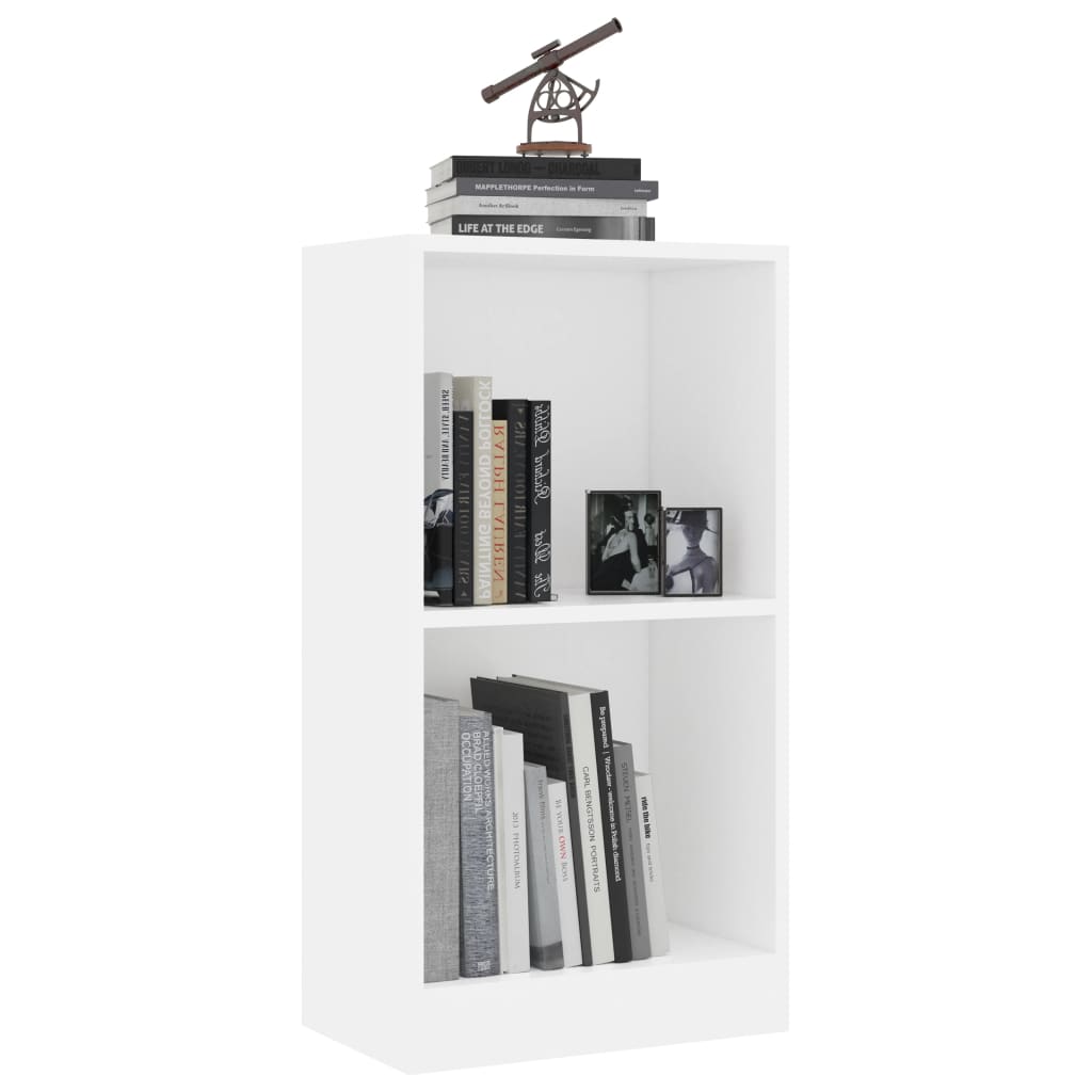 vidaXL Bookcase White 40x24x75 cm Engineered Wood 5