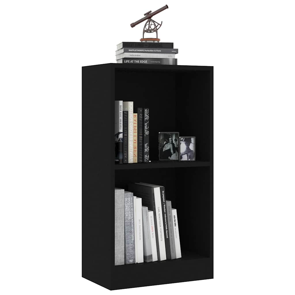vidaXL Bookcase Black 40x24x75 cm Engineered Wood 5