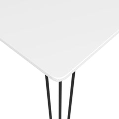 vidaXL Bar Table White 120x60x105 cm 4