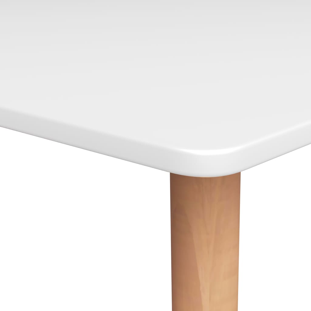 vidaXL Bar Table White 120x60x105 cm 4