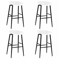 Bar Chairs White and black 4
