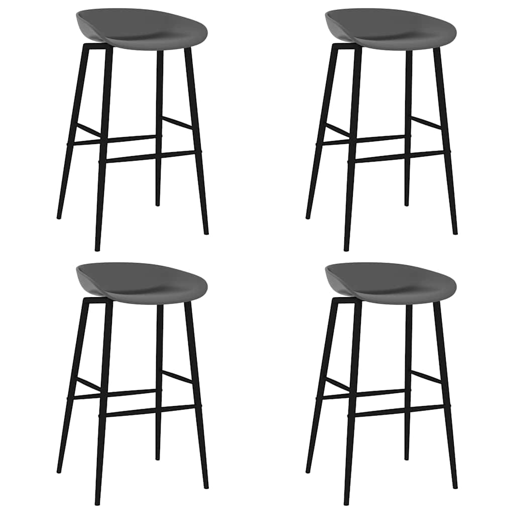 Bar Chairs Grey and black 4