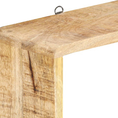 vidaXL Wall Cube Shelf | Brown | Solid mango wood | Set of 3 | Wall Cube Shelf 3