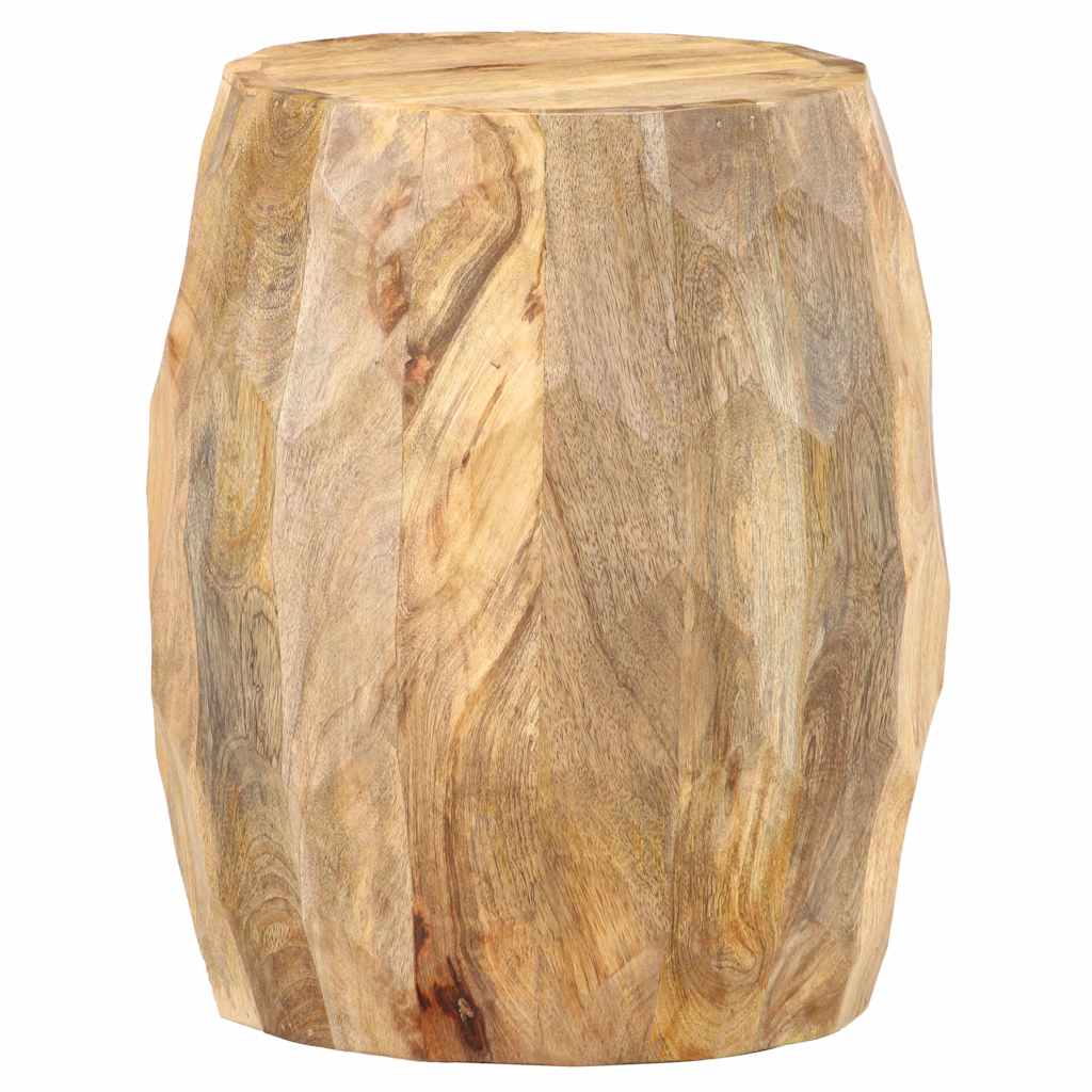 285910 vidaXL Drum Stool Solid Mango Wood 2