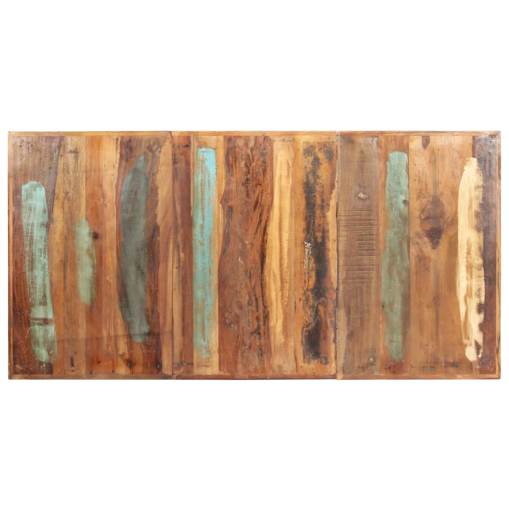 vidaXL Dining Table 180x90x76 cm Solid Reclaimed Wood 4