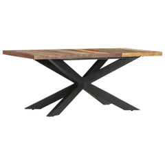 vidaXL Dining Table 180x90x76 cm Solid Reclaimed Wood 6