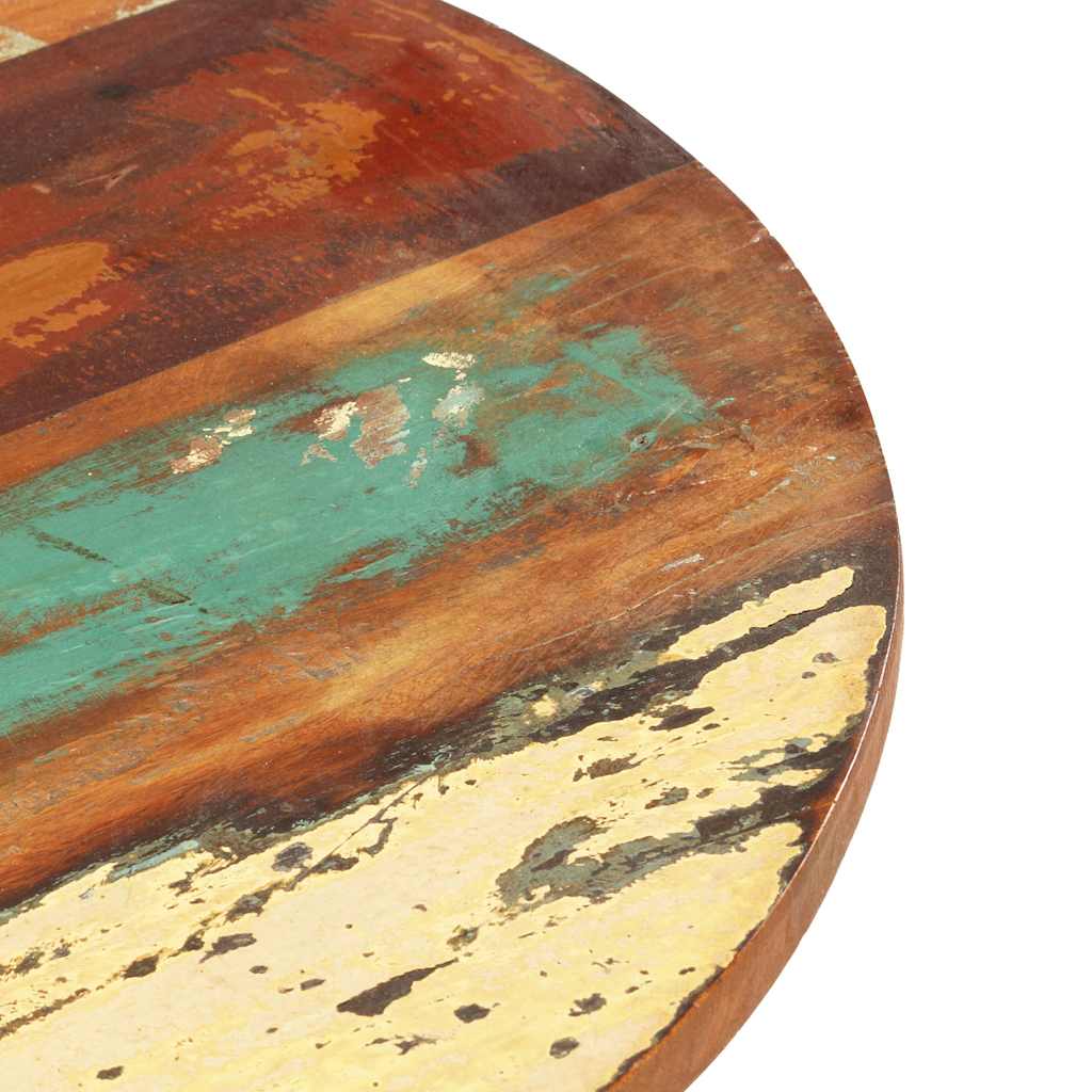 vidaXL Round Table Top 40 cm 15-16 mm Solid Reclaimed Wood 4