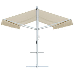 vidaXL Free Standing Awning 600x300 cm Cream 3