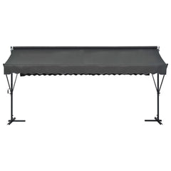 vidaXL Free Standing Awning 500x300 cm Anthracite 3