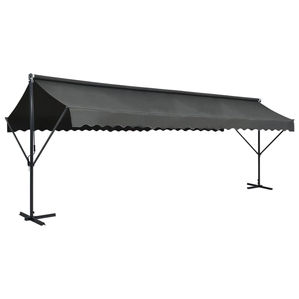 vidaXL Free Standing Awning 600x300 cm Anthracite 1