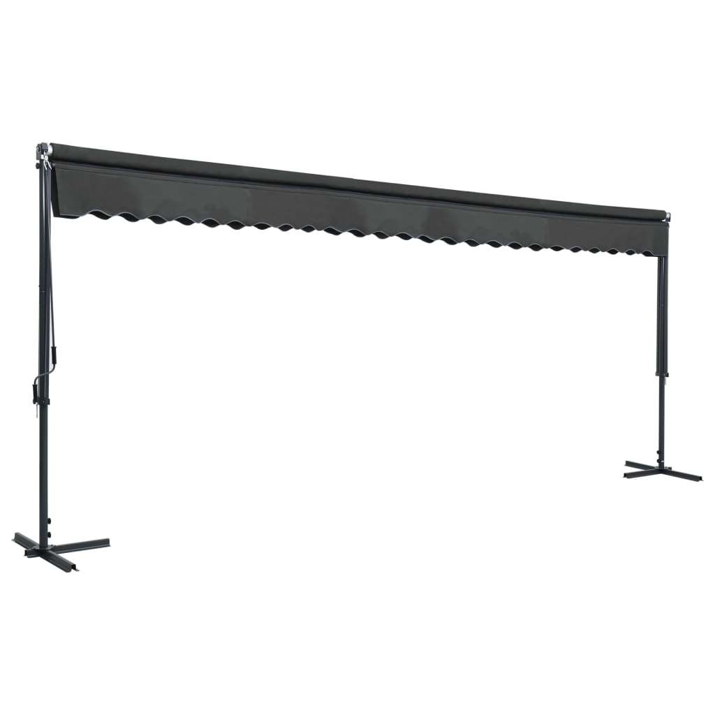 vidaXL Free Standing Awning 600x300 cm Anthracite 2