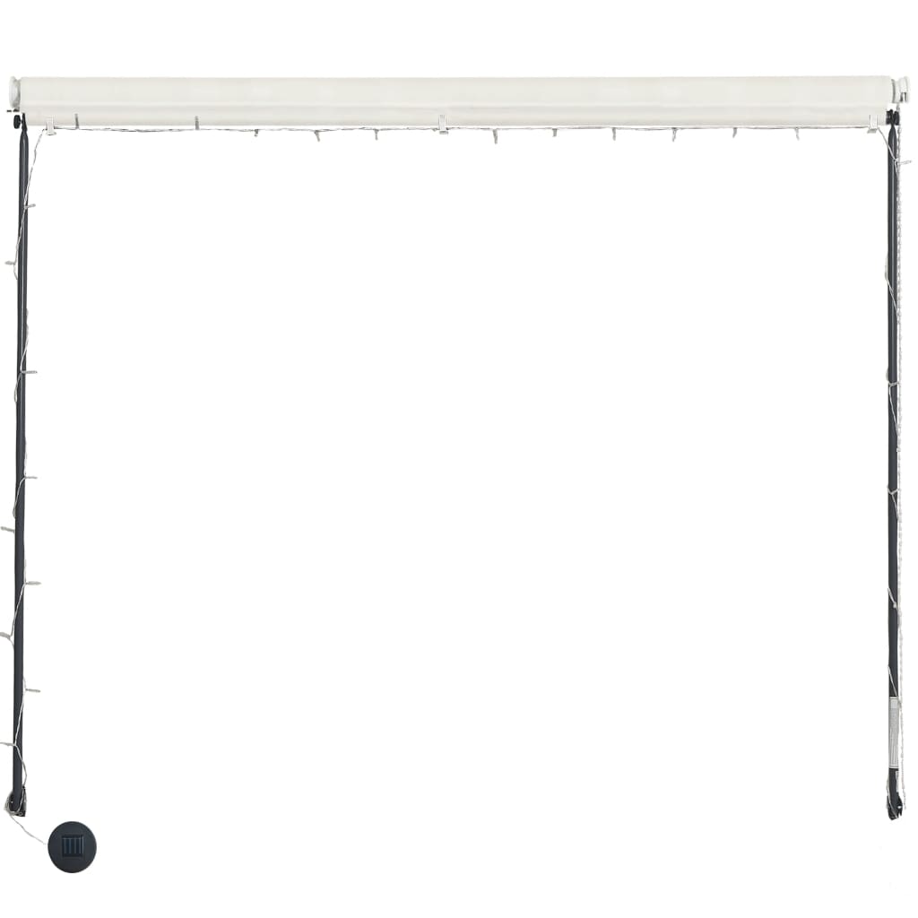 vidaXL Awning | Cream | Steel frame, 100% polyester canopy with PA coating 5