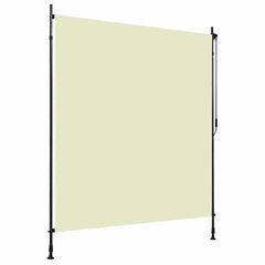 Outdoor Roller Blind 200 x 270 cm Cream