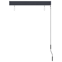 vidaXL Outdoor Roller Blind 100x250 cm White and Orange 6