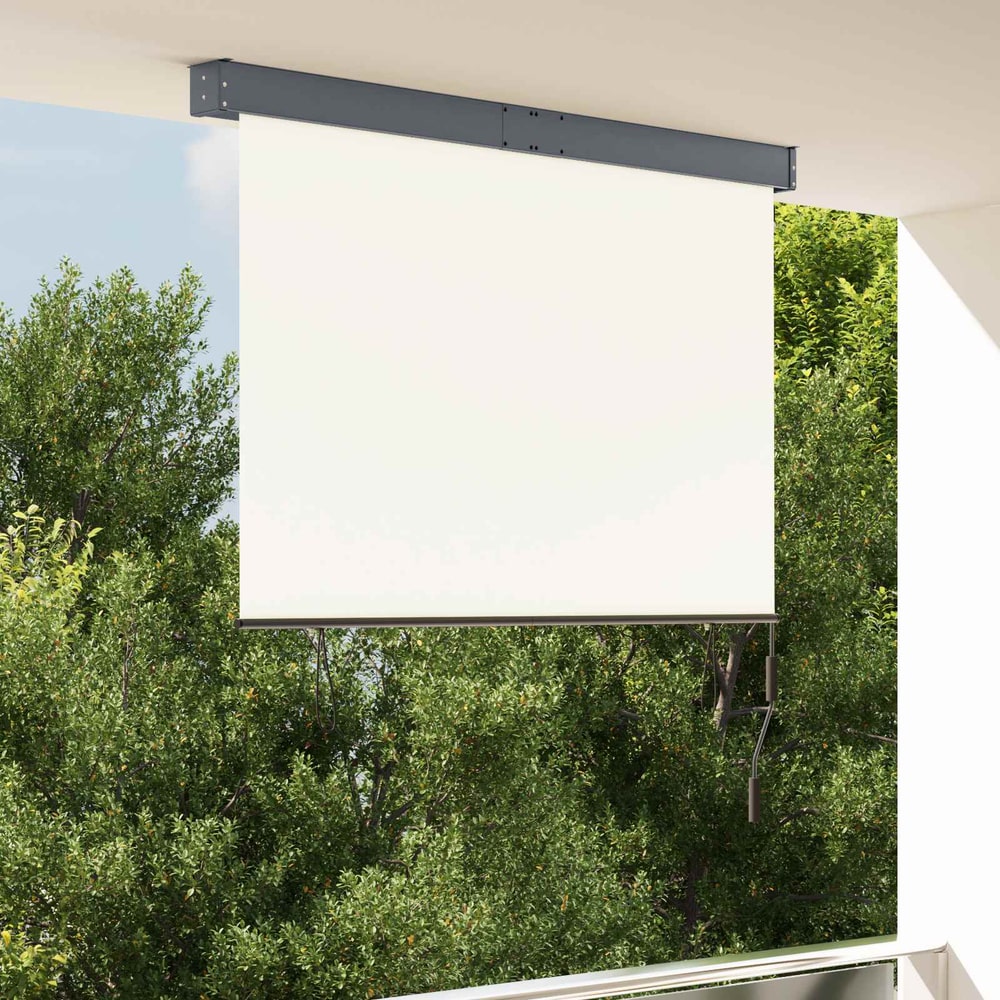Outdoor Roller Blind in Cream