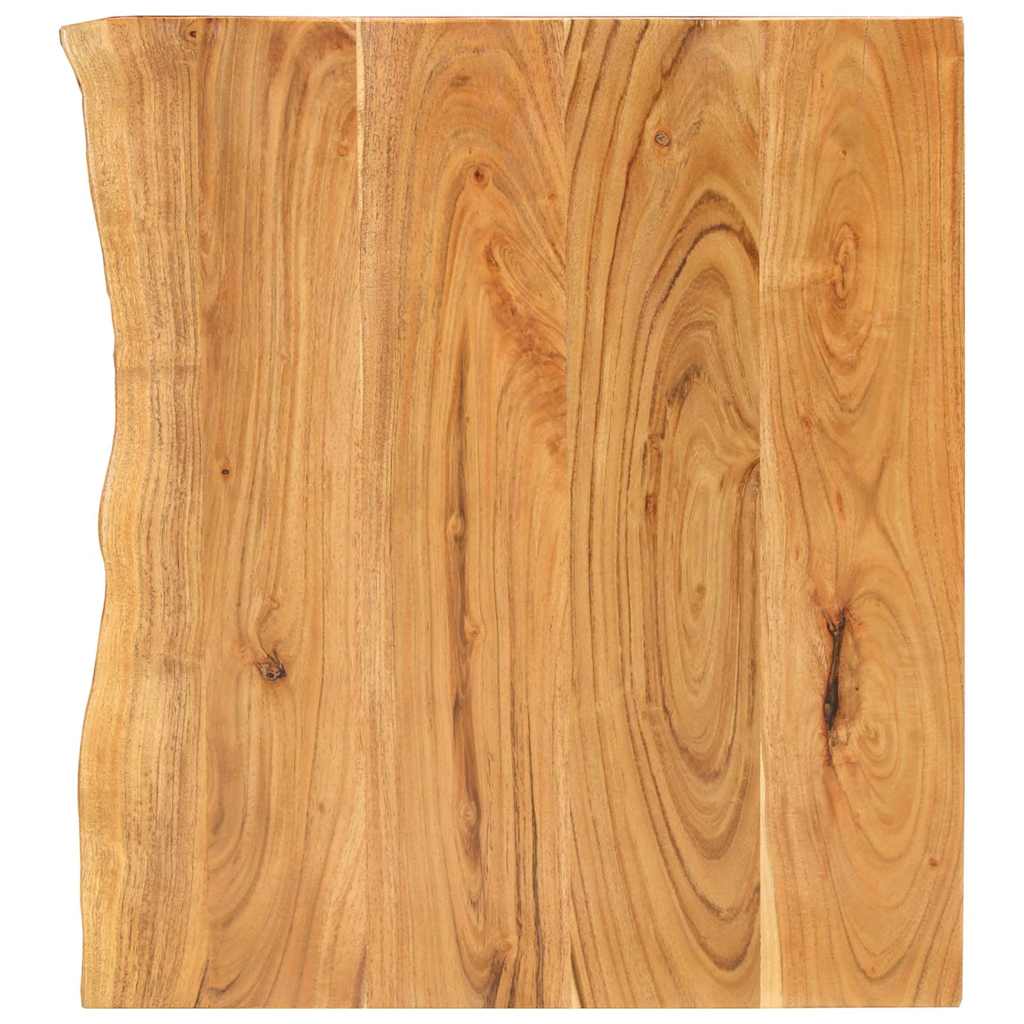 vidaXL Bathroom Vanity Top Solid Acacia Wood 58x52x2.5 cm 1