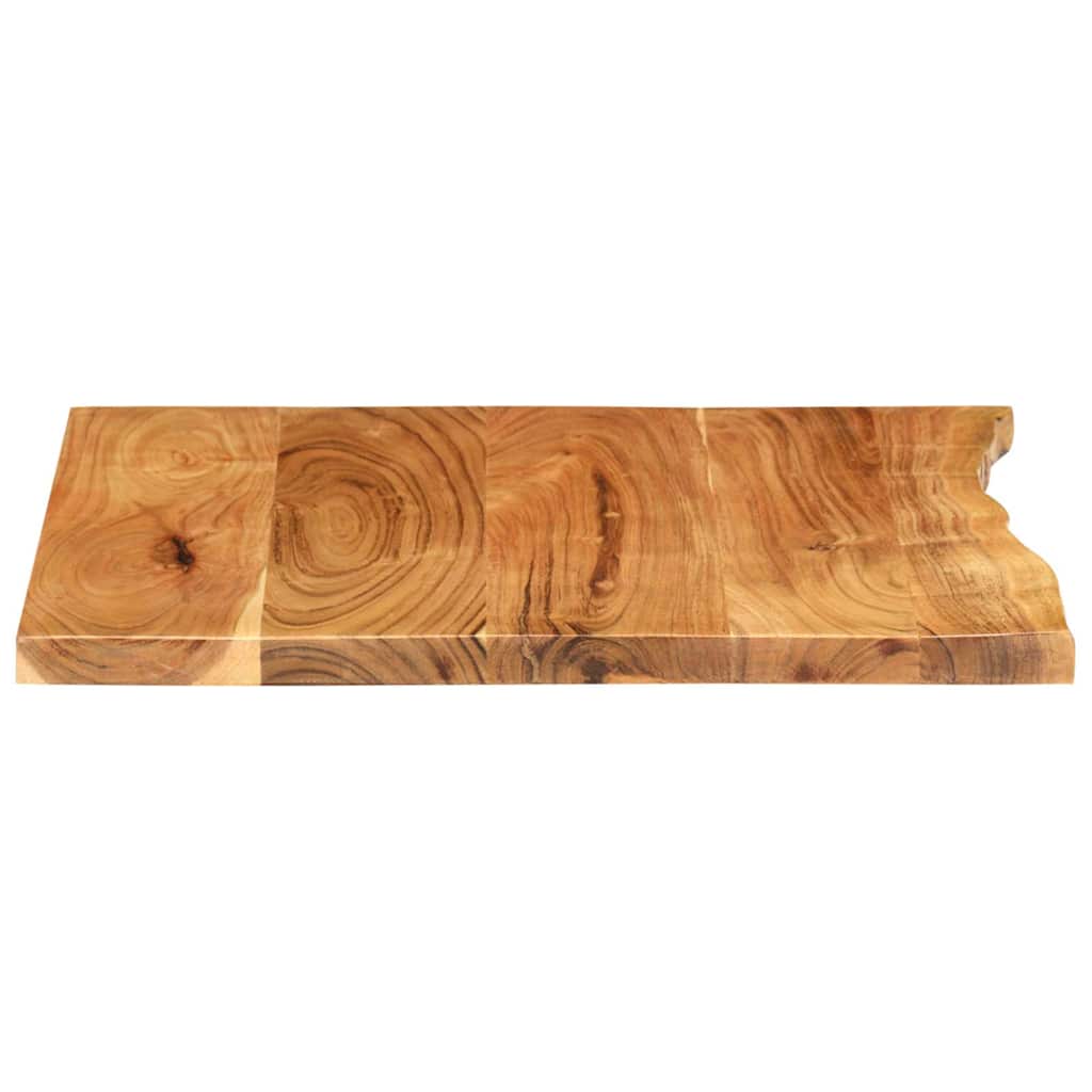 vidaXL Bathroom Vanity Top Solid Acacia Wood 58x52x2.5 cm 4