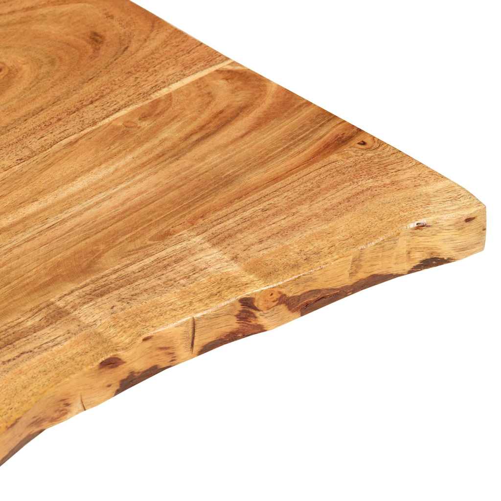 vidaXL Bathroom Vanity Top Solid Acacia Wood 58x52x2.5 cm 6