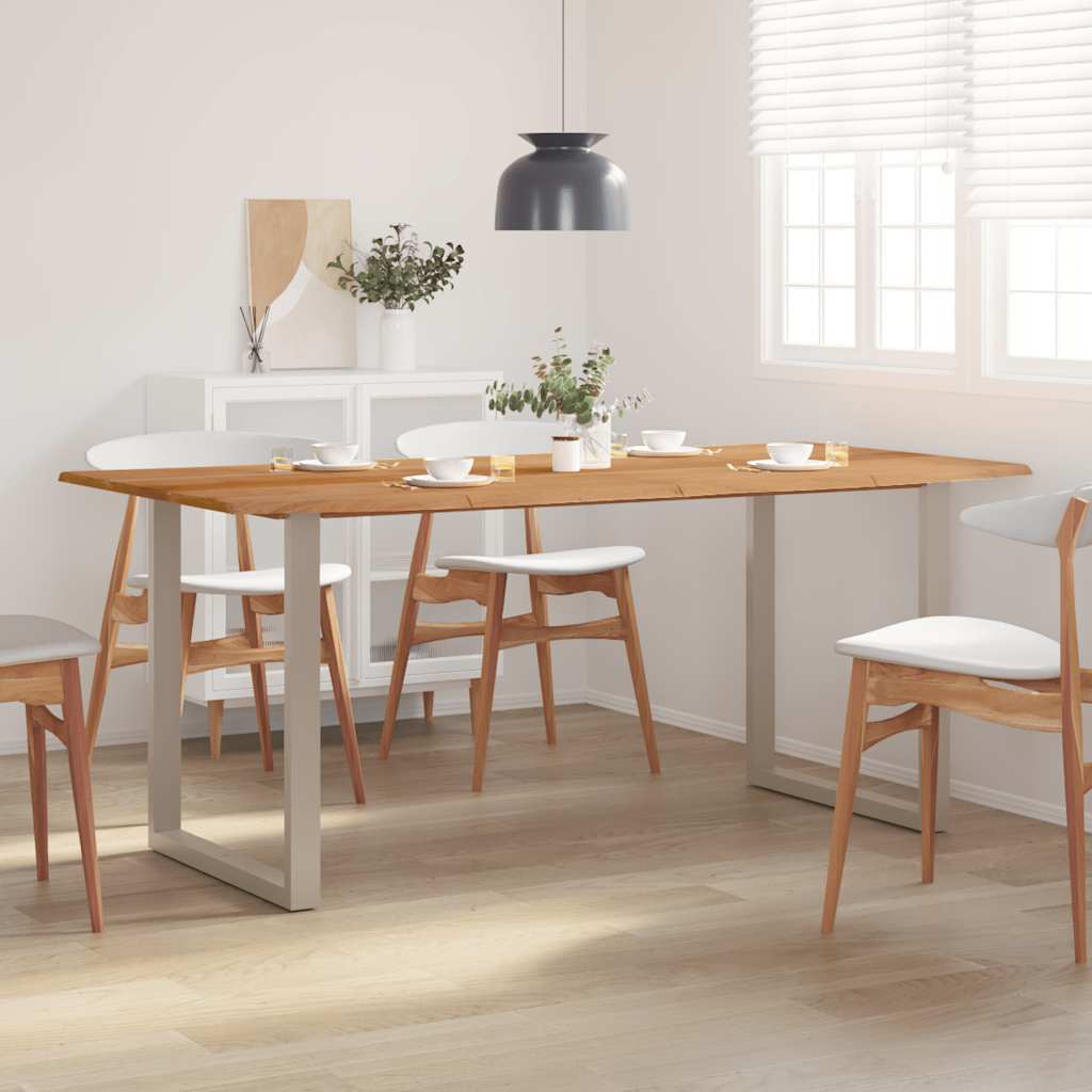 vidaXL Dining Table 180x90x76 cm Solid Acacia Wood 1