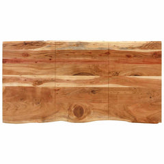 vidaXL Dining Table 154x80x76 cm Solid Acacia Wood 6