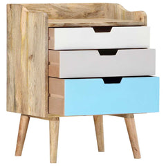 286480 vidaXL Bedside Cabinet 47x35x63 cm Solid Mango Wood 3