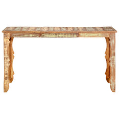 vidaXL Dining Table 140x70x76 cm Solid Reclaimed Wood 2