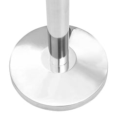 vidaXL Stanchion with Belt Airport Barrier Stainless Steel Silver 4