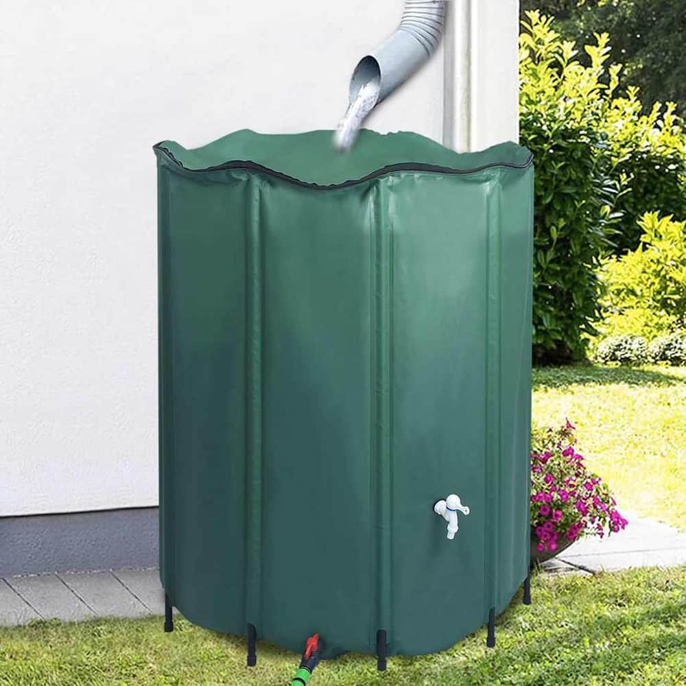 Collapsible Rain Water Tank Green 1000 l