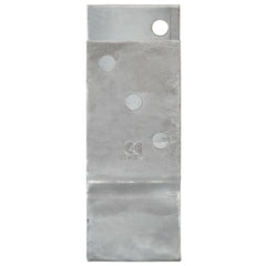 vidaXL Fence Anchors 12 pcs Silver 12x6x15 cm Galvanised Steel 4