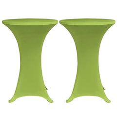 vidaXL Table Cover | Set of 4 | Apple Green | Polyester 90%, Elastane 10% 3