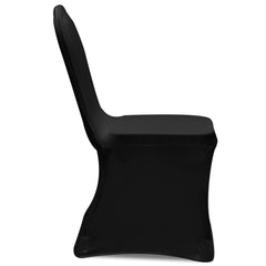 vidaXL Chair Cover | Set of 12 | Black | Polyester 90%, Elastane 10% | Universal 5