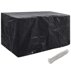 vidaXL Garden Furniture Covers 2 pcs 8 Eyelets 180x70x90 cm 2