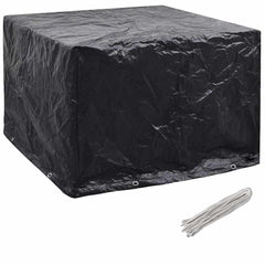 vidaXL Garden Furniture Cover | Set of 2 | Black | Polyethylene | 122x112x98 cm 3