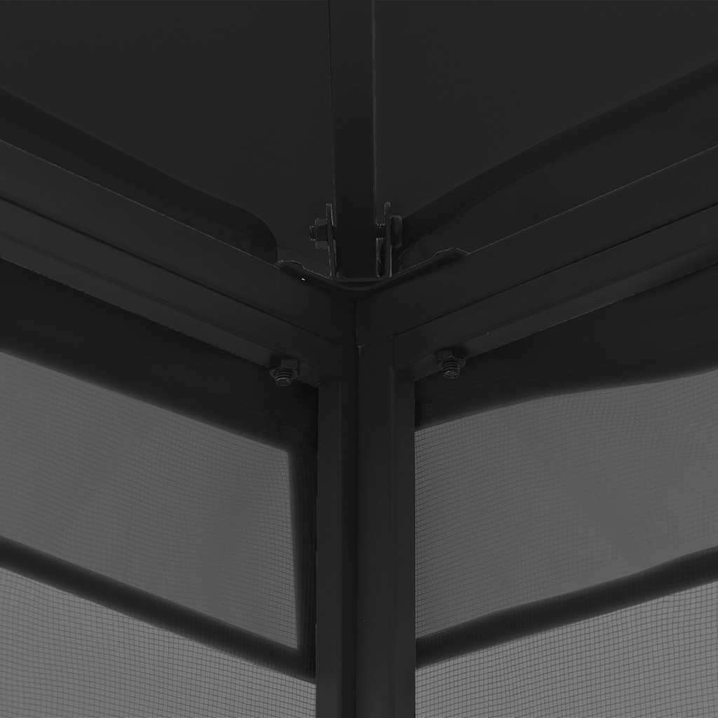 Gazebo with Nets Anthracite 300 x 300 x 265 cm