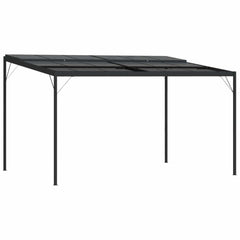 vidaXL Gazebo with Roof Anthracite 4x3x2,5 m Aluminium and Steel 2