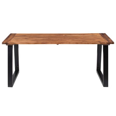 vidaXL Dining Table Solid Acacia Wood 180x90 cm 2