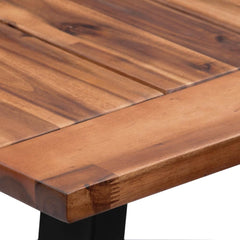 vidaXL Dining Table Solid Acacia Wood 180x90 cm 5