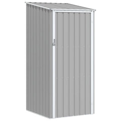 Garden Shed 87x98x159 cm Galvanised Steel Grey