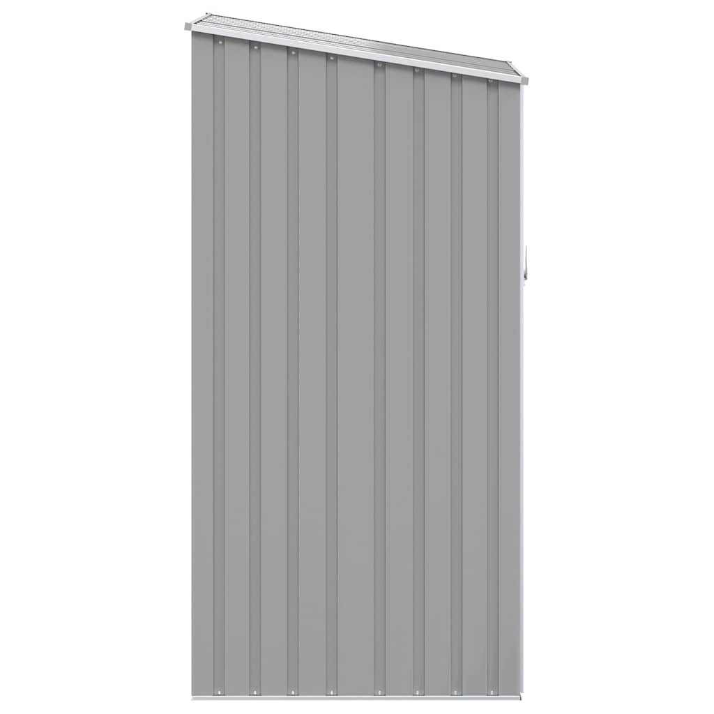 Garden Shed 87x98x159 cm Galvanised Steel Grey