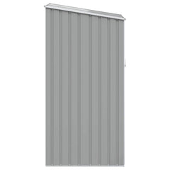 Garden Shed 87x98x159 cm Galvanised Steel Grey