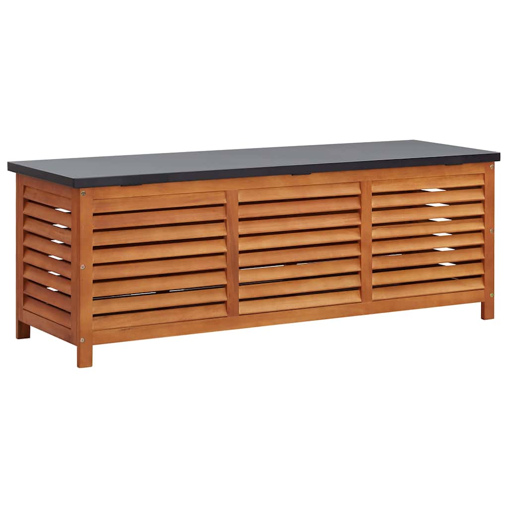 Garden Storage Box Solid Wood Eucalyptus 150 cm 55 cm 50 cm