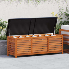 Garden Storage Box Solid Wood Eucalyptus 150 cm 55 cm 50 cm