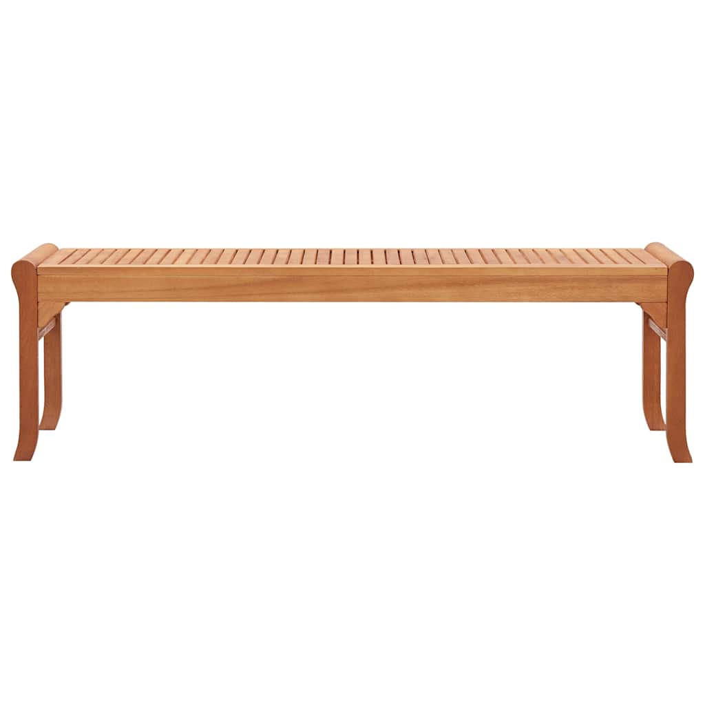 Garden Bench 64 cm Solid Eucalyptus Wood