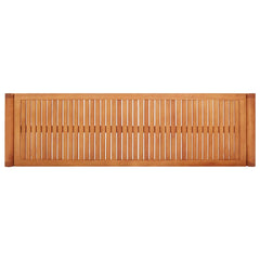 vidaXL 3-Seater Garden Bench 150 cm Solid Eucalyptus Wood 4