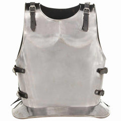 Medieval Knight Body Armour Cuirass Replica LARP Silver Steel Design 5