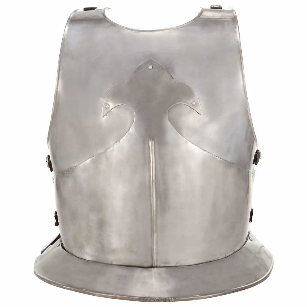 Medieval Knight Body Armour Cuirass Replica LARP Silver Steel Design 5