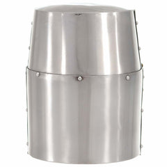 vidaXL Medieval Crusader Knight Helmet Replica LARP Silver Steel 4