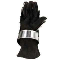 vidaXL Medieval Knight Gauntlets Replica LARP Silver Steel 6